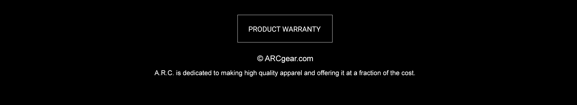 Warranty Button