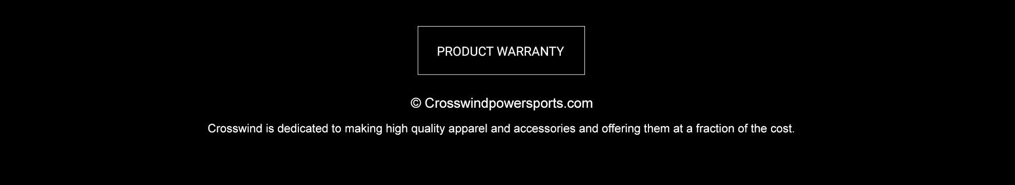 Warranty Button