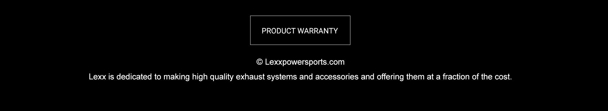 Warranty Button