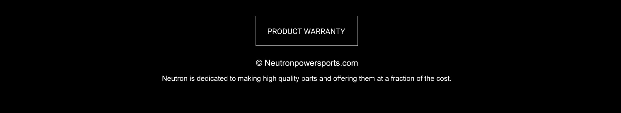 Warranty Button
