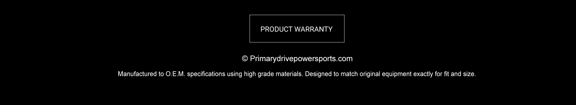 Warranty Button
